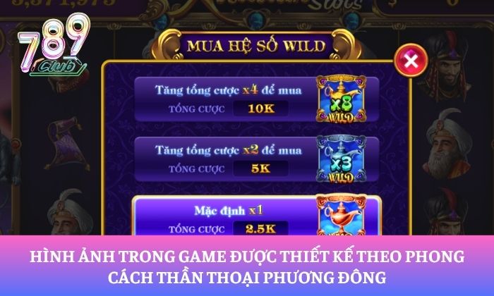 Hình ảnh trong game được thiết kế theo phong cách thần thoại phương Đông